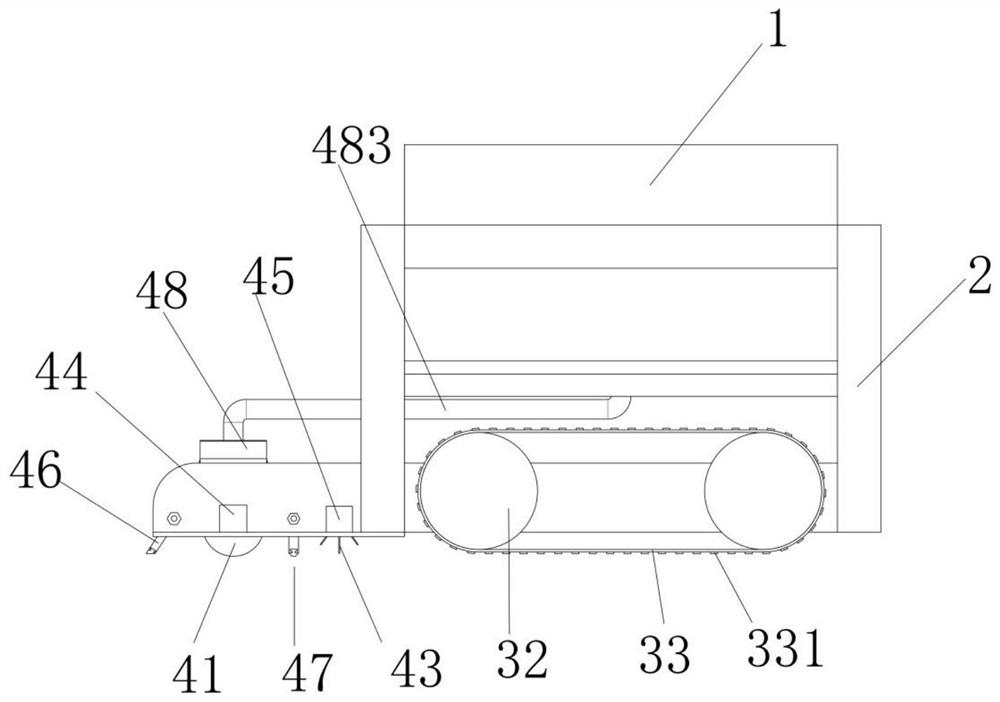 Heliostat cleaning device