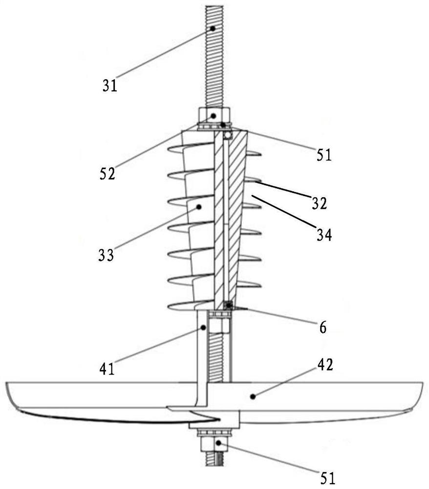 A drone-based particle throwing device