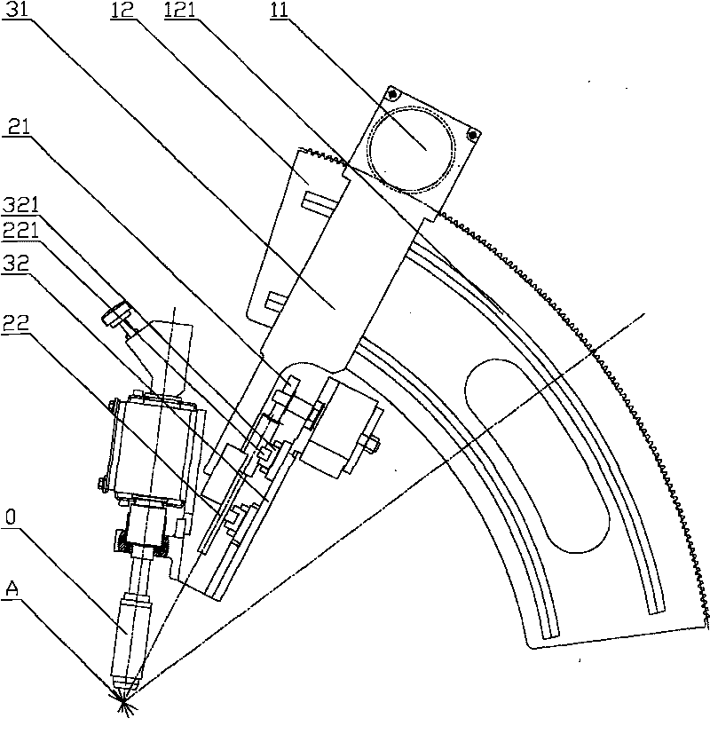 Welding robot and device for adjusting posture of welding gun of welding robot