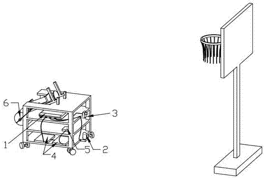 Air cylinder structure based on magneto-rheological technology and controllable throwing robot based on magneto-rheological technology