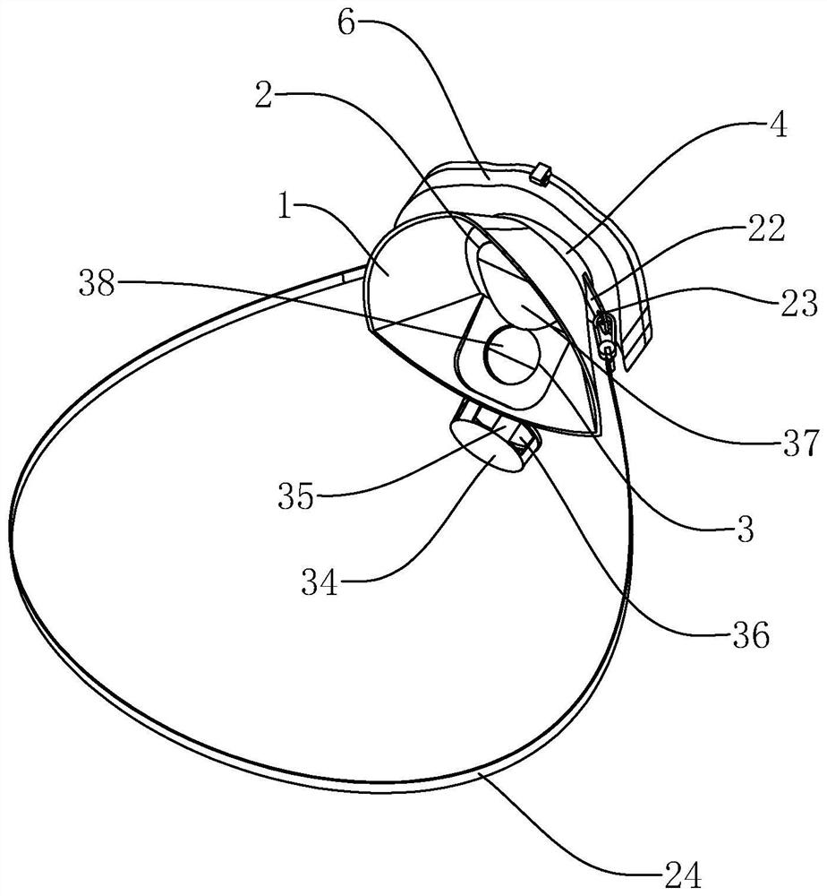 A kind of filtering breathing mask and using method thereof