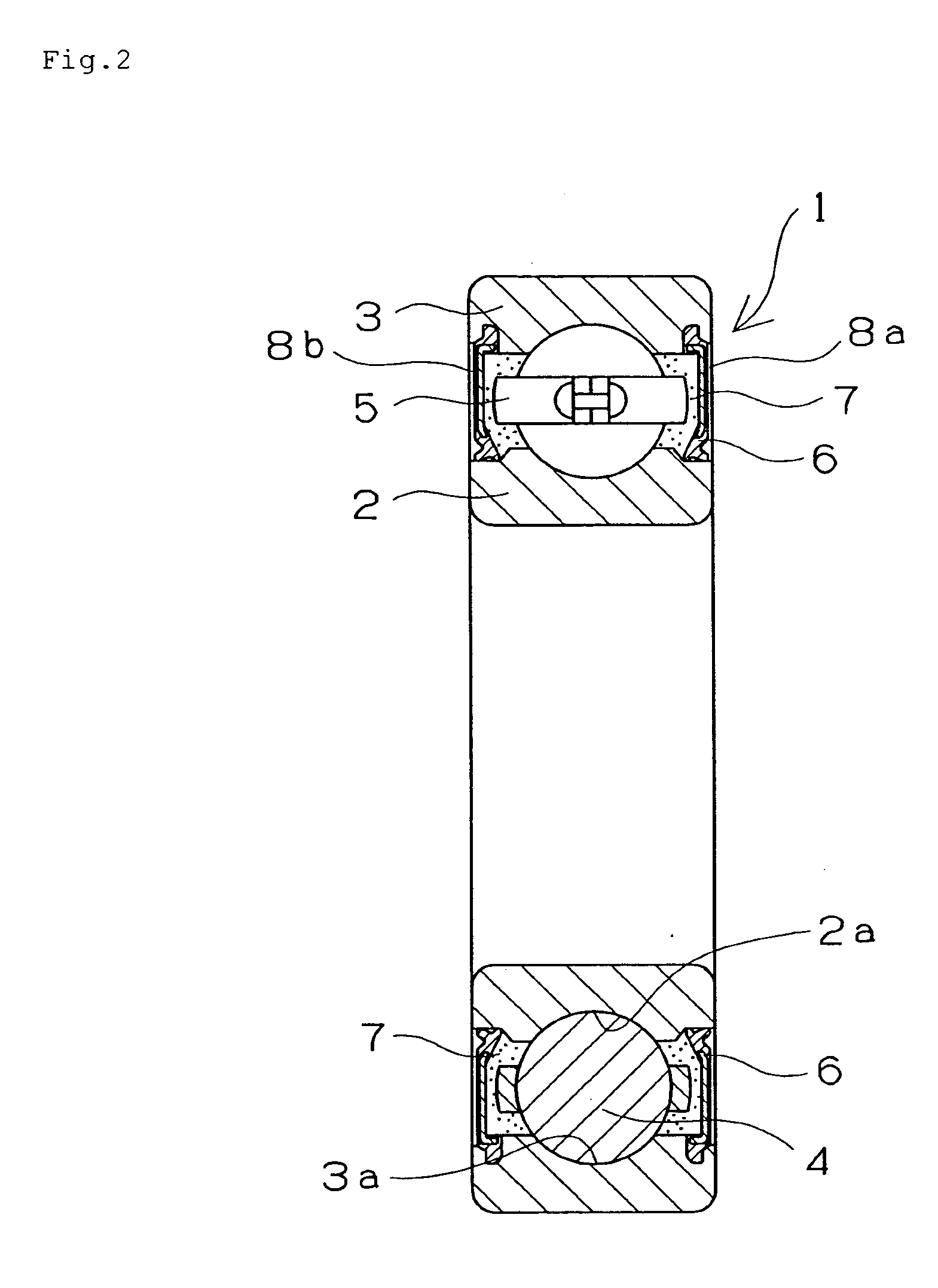 Lubricant composition and bearing using same