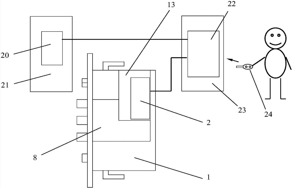 An electromechanical combined smart door lock