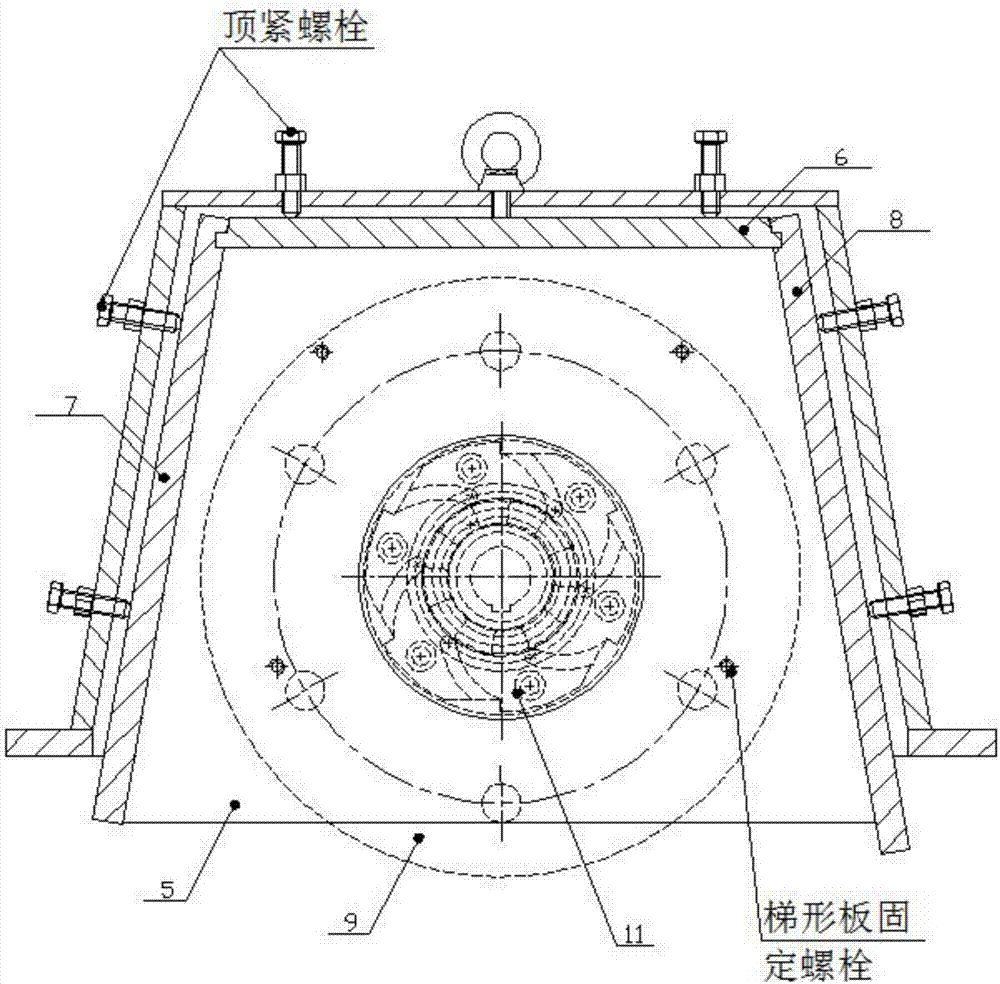 Shot blasting head of aluminum profile shot blasting machine