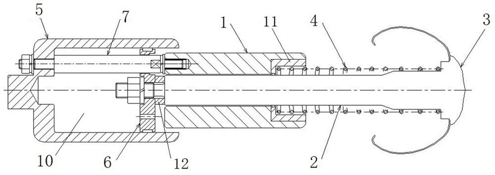 Contact collision buffer device and sulfur hexafluoride circuit breaker using the device