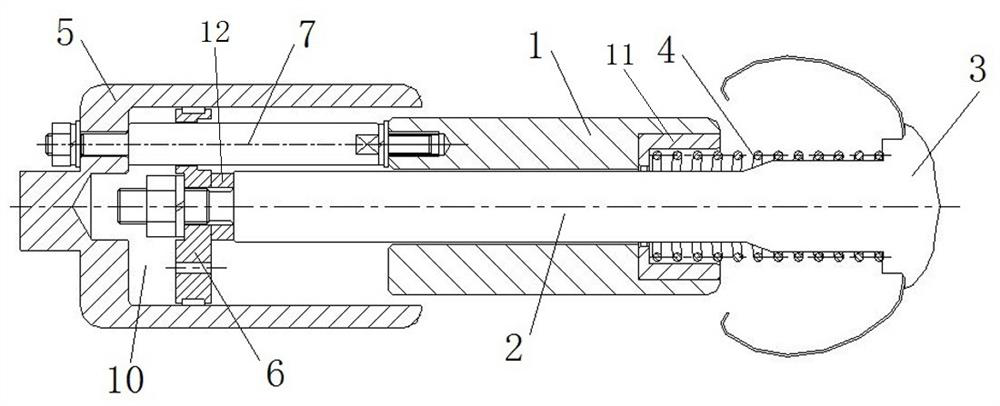 Contact collision buffer device and sulfur hexafluoride circuit breaker using the device