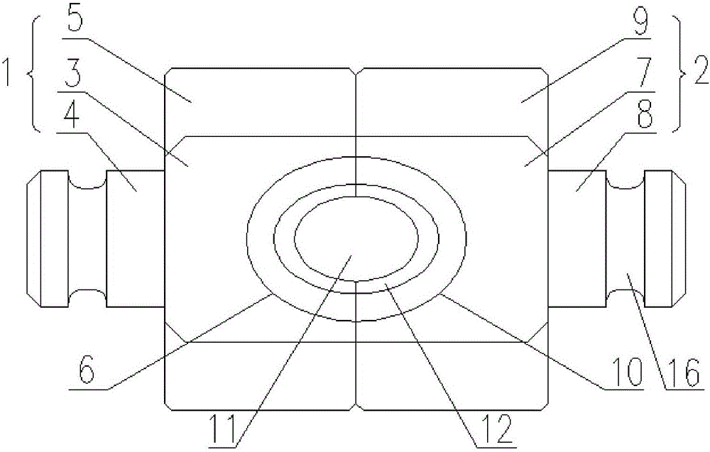 Integral dropper pressing mold