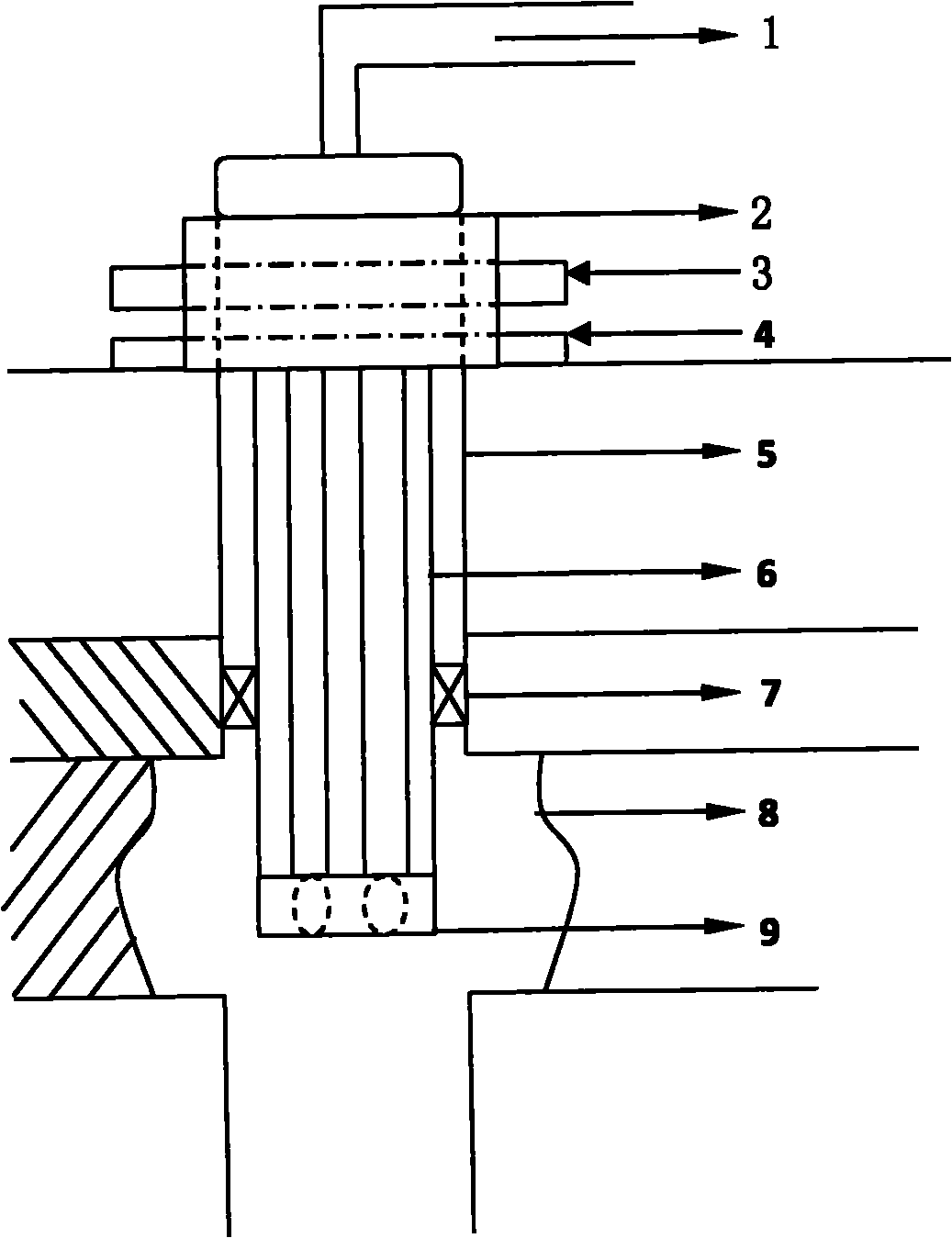 Coal-bed gas thermal cavity completion method