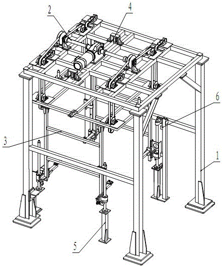 A large-scale welding workpiece hoisting equipment