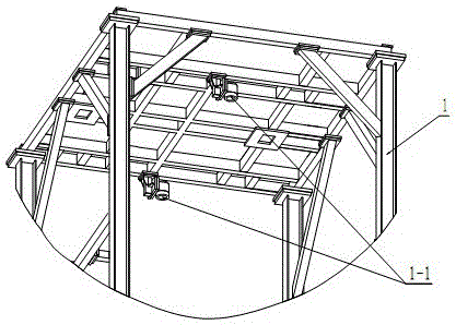 A large-scale welding workpiece hoisting equipment