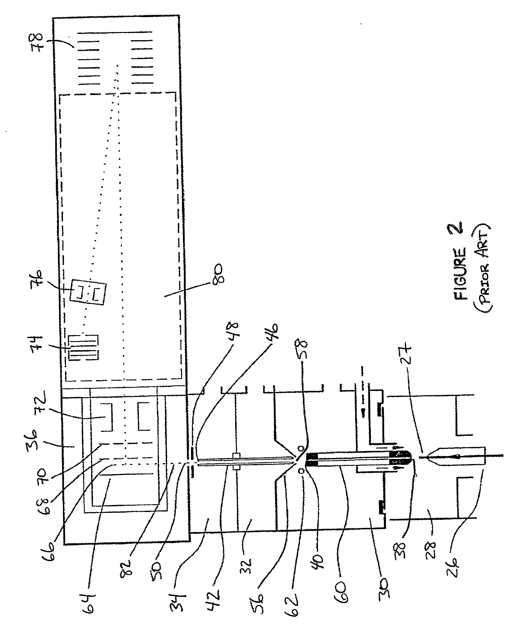 Means and method for guiding ions in a mass spectrometer