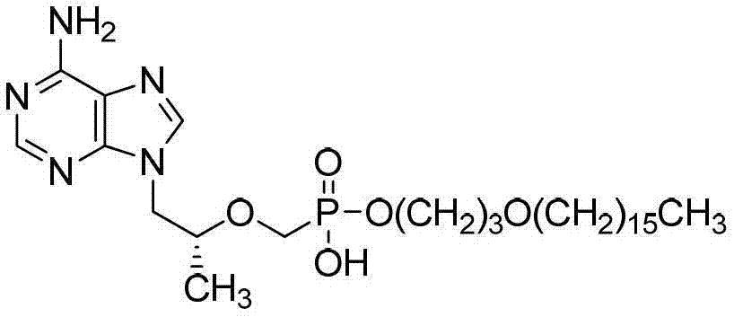 Tenofovir disoproxil fumarate compounds, preparation method and application to antiviral field