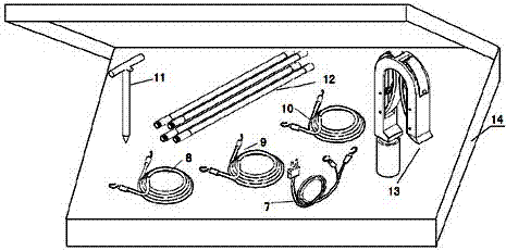 Fault finding locator and method for power transmission and distribution system