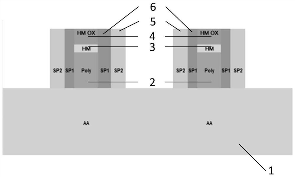 NMOS device manufacturing method for improving stress film coverage uniformity, and NMOS device thereof