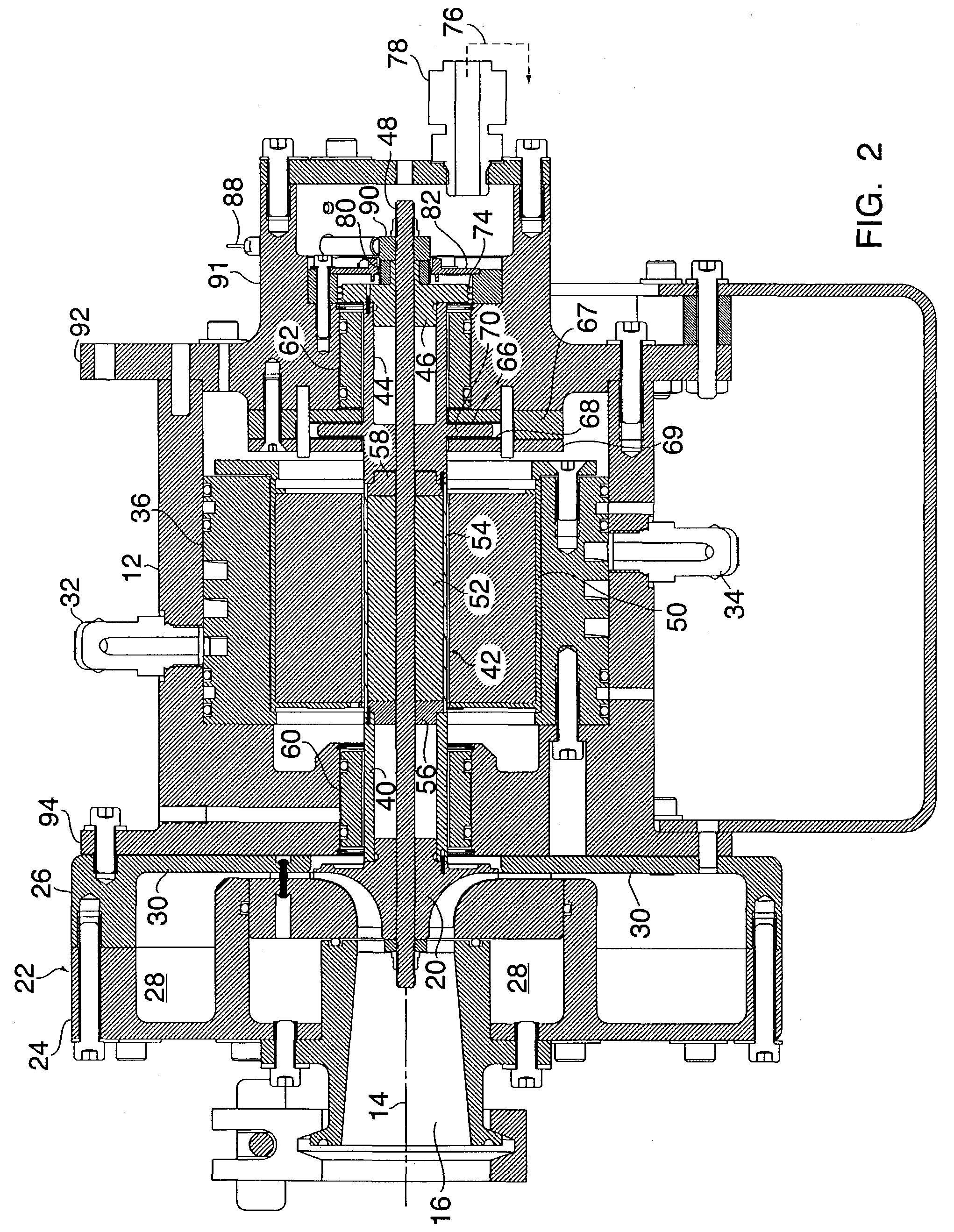 Motor driven centrifugal compressor/blower