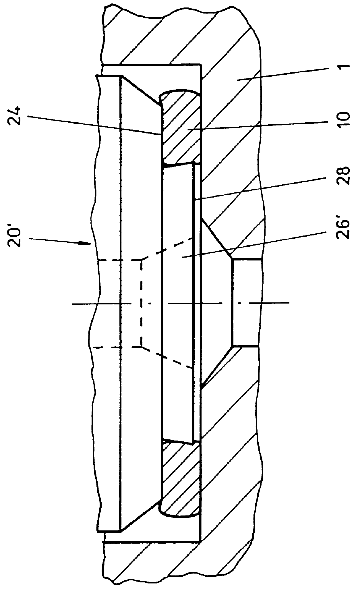 Sealing unit for a fuel pressure sensor