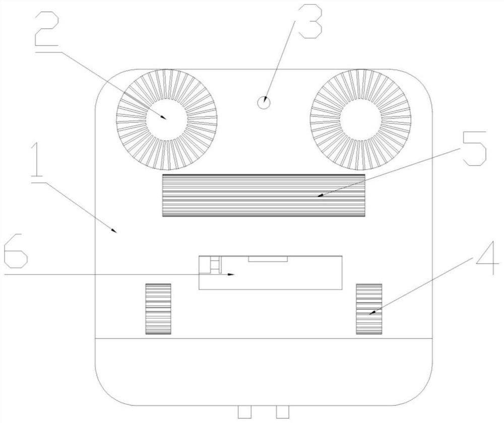 Dust-free room intelligent sweeping robot