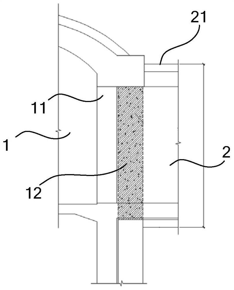 Underground excavation tunnel ingate construction method