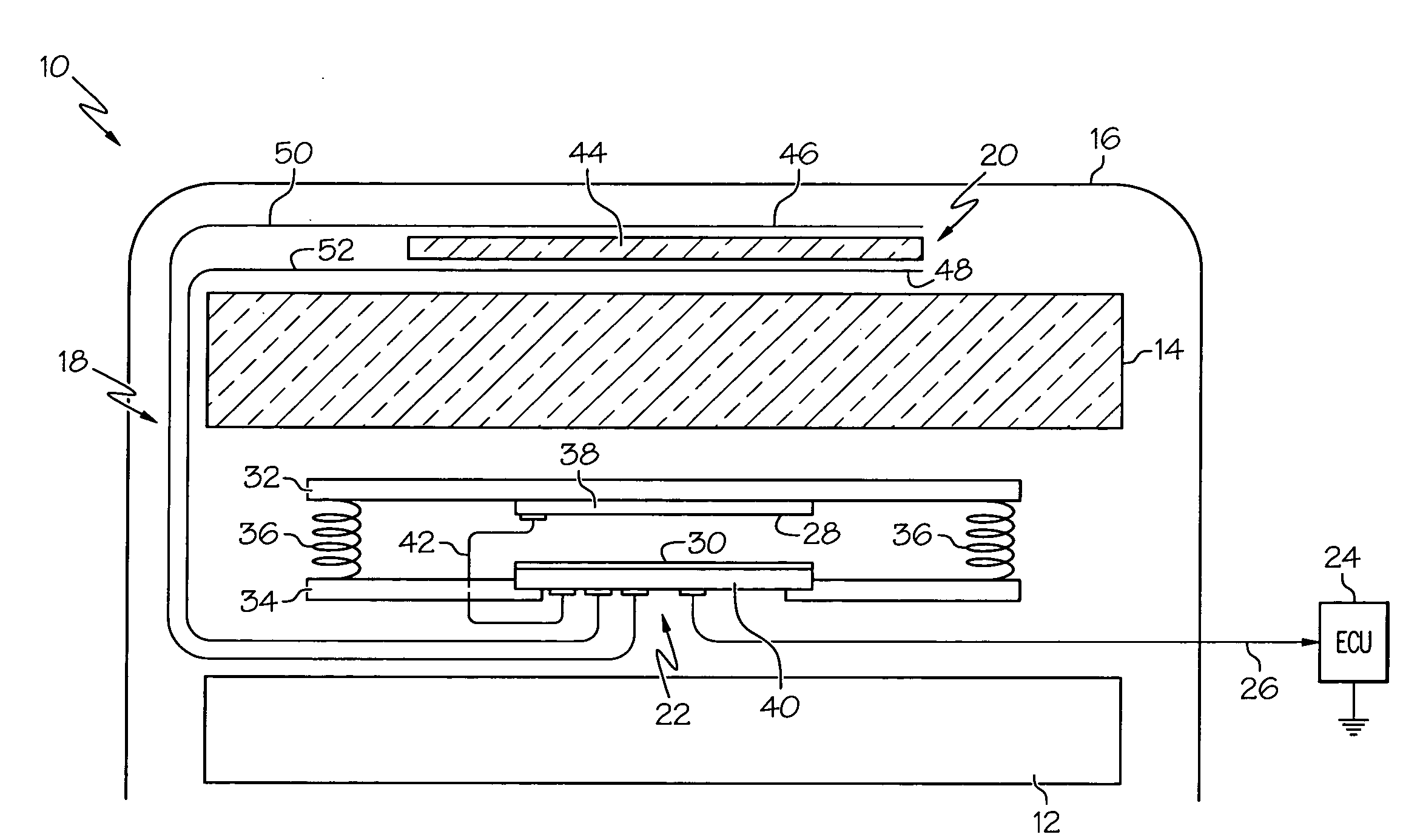 Dual function capacitive sensor for seat occupant detection