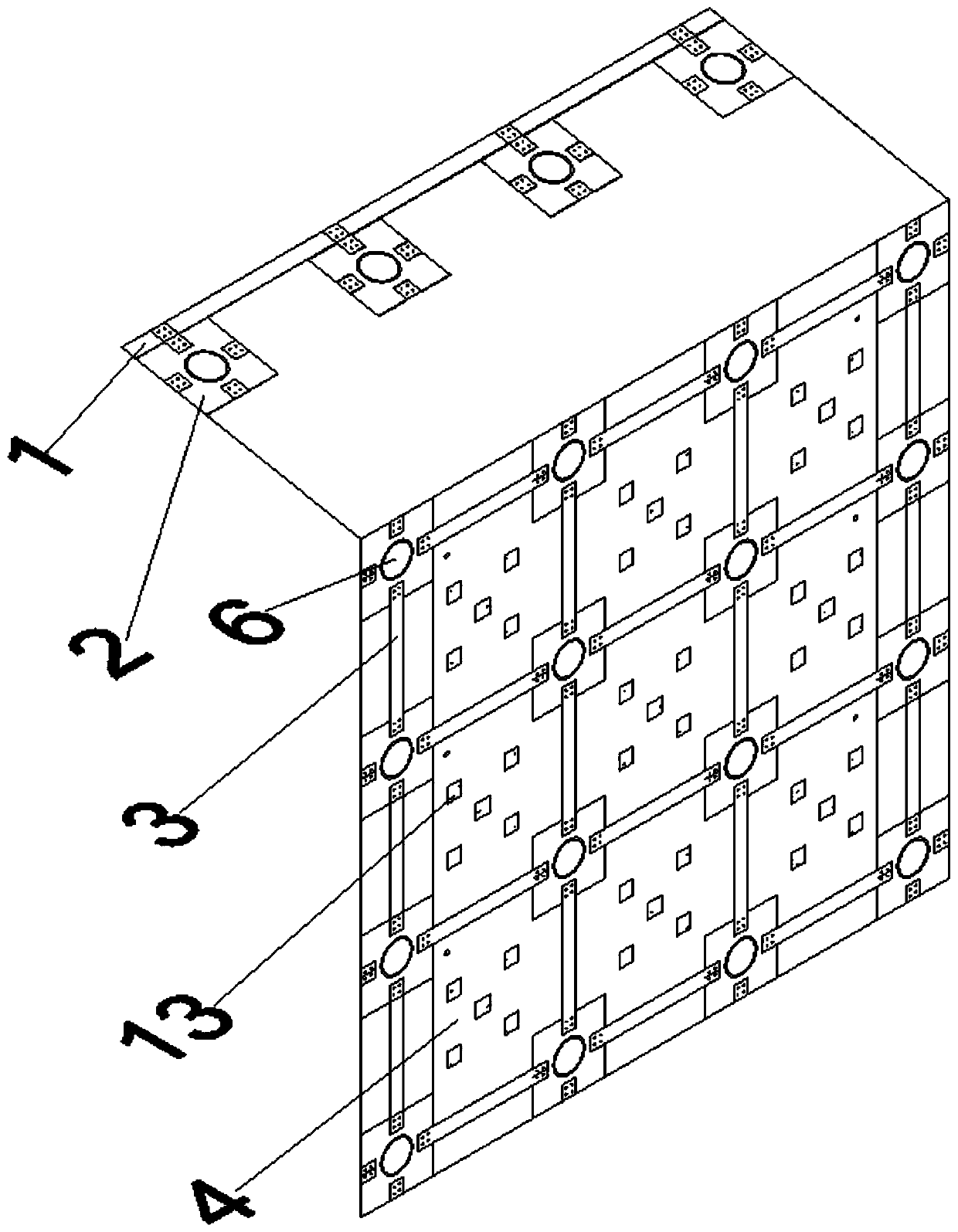 Installation and disassembly method of soil nailing wall supporting on flexible surface layer