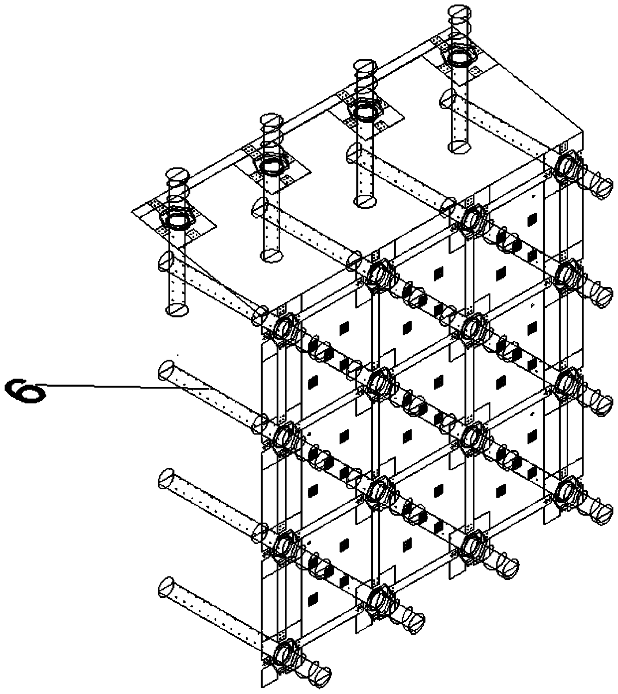 Installation and disassembly method of soil nailing wall supporting on flexible surface layer