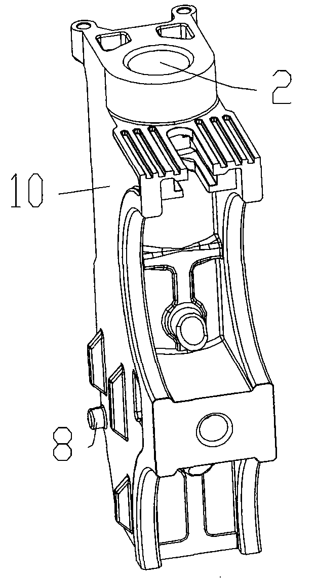 Method for processing bearing support