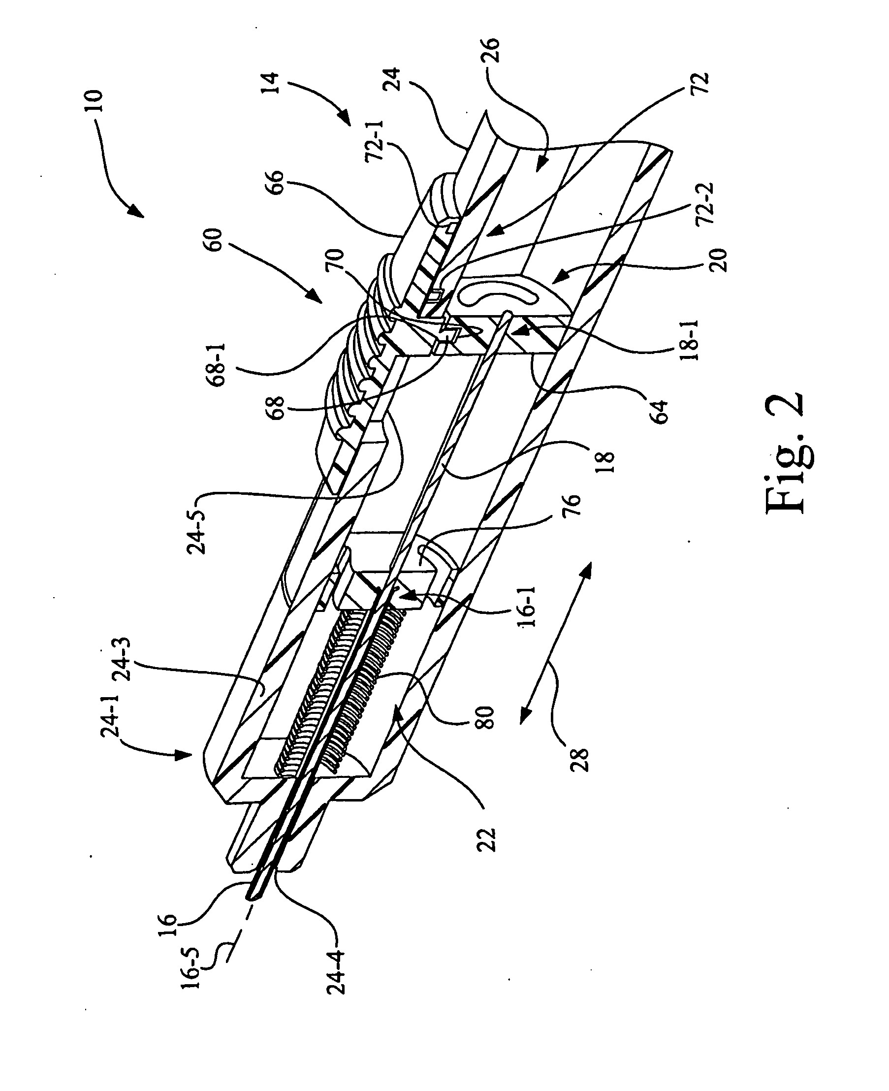 Marker delivery device for tissue marker placement