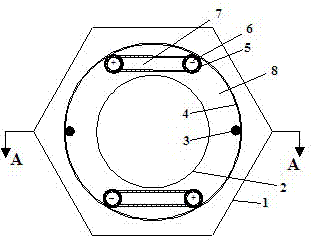 Prefabricated hexagonal energy pile and manufacturing method thereof