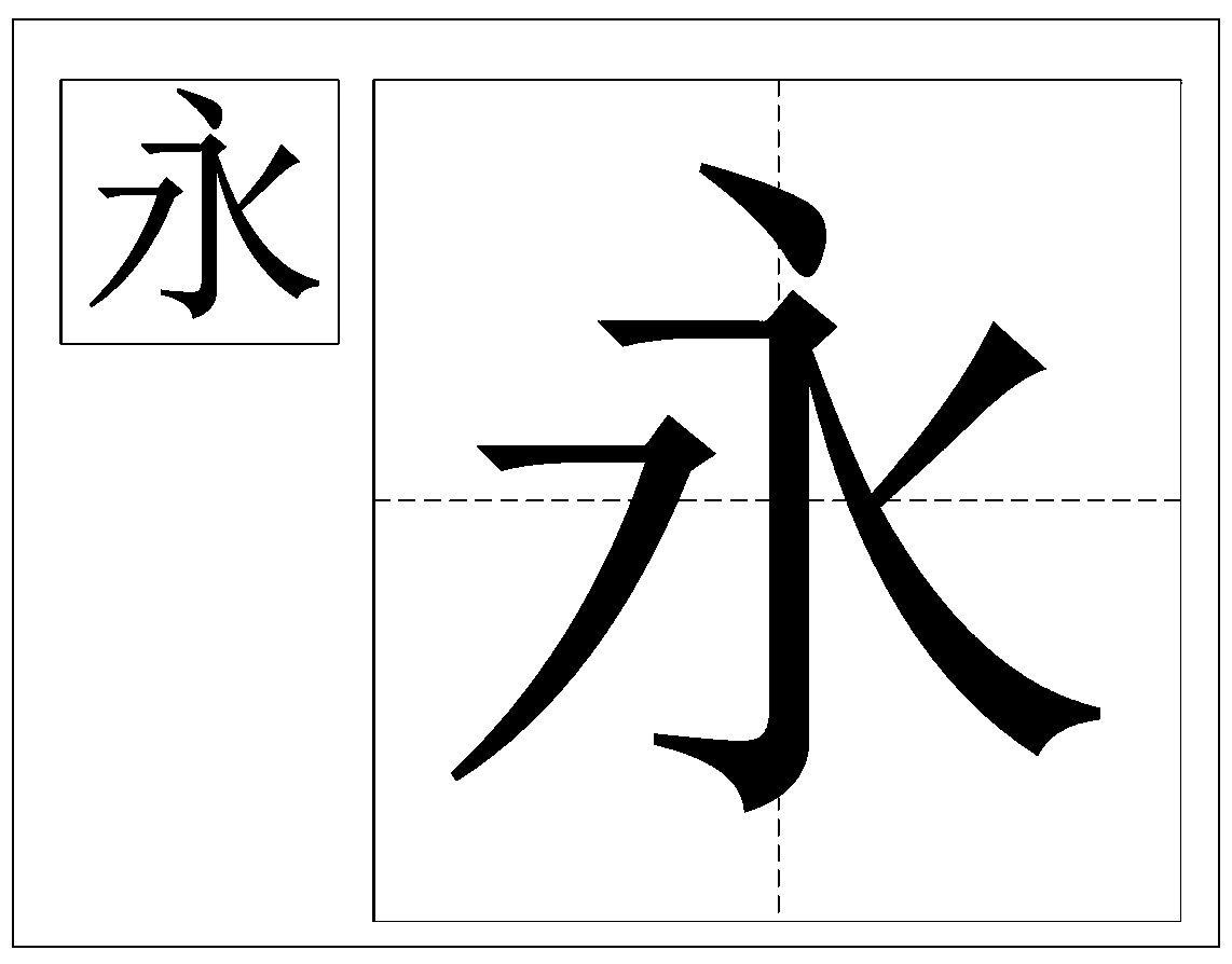 Digital writing practicing method and system