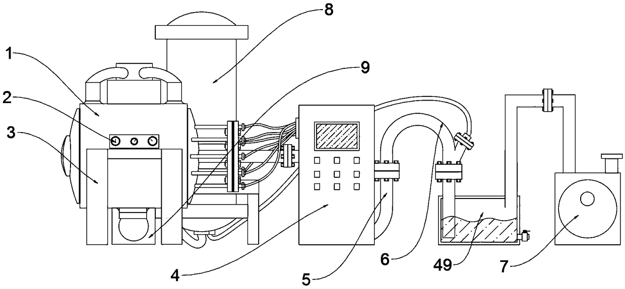 Vacuum carbide furnace for production of graphite heat-dissipation film