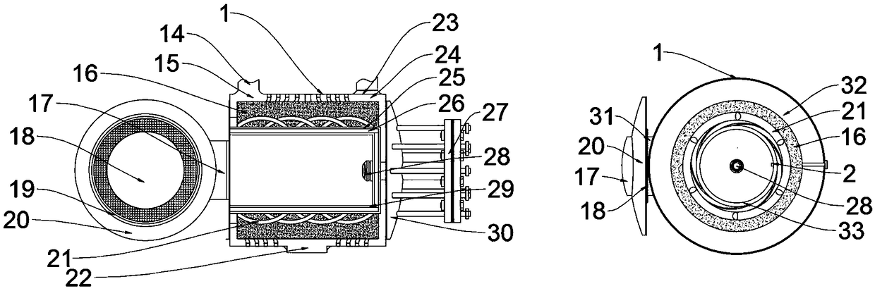 Vacuum carbide furnace for production of graphite heat-dissipation film