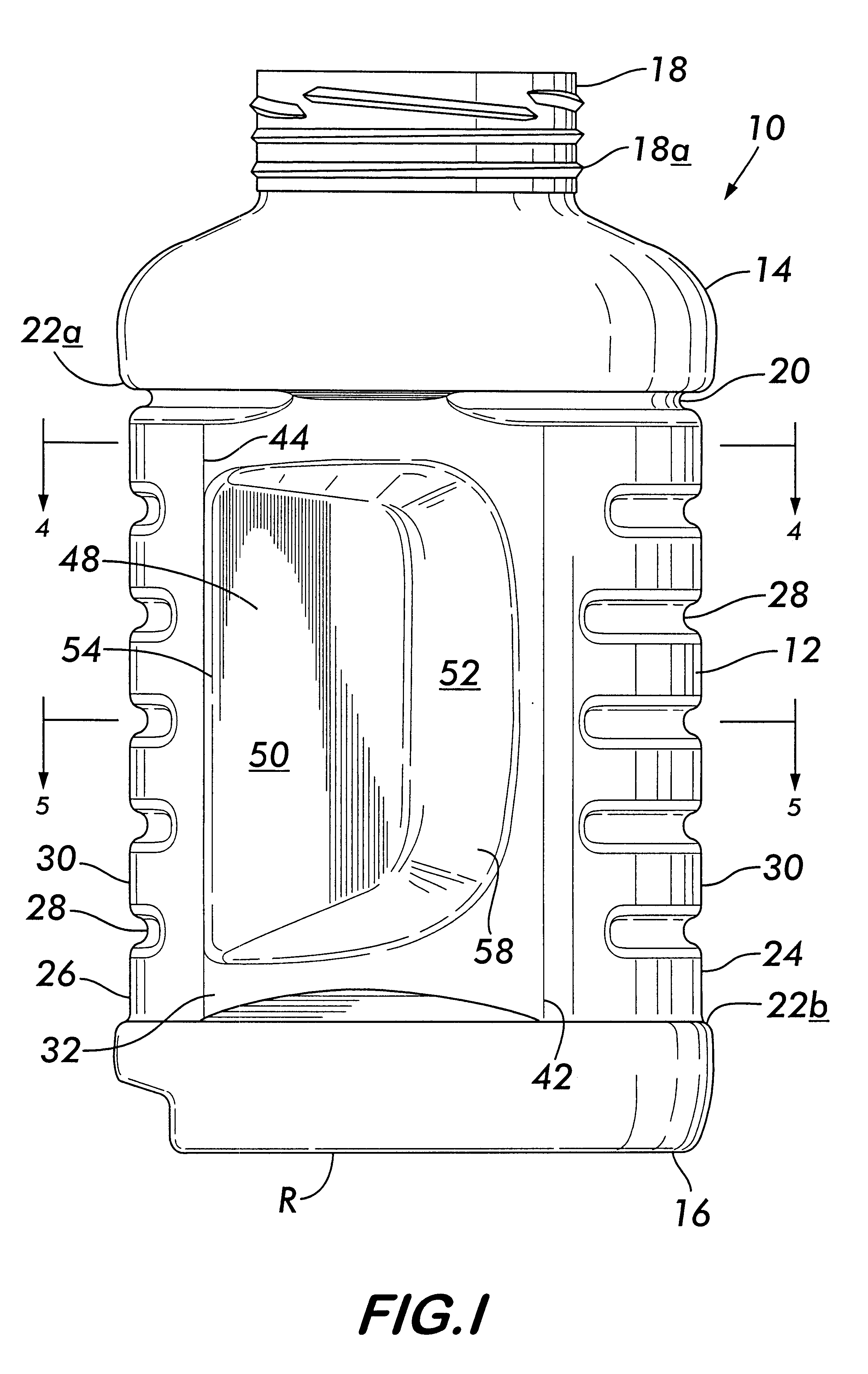 Hot-fillable wide-mouth grip jar