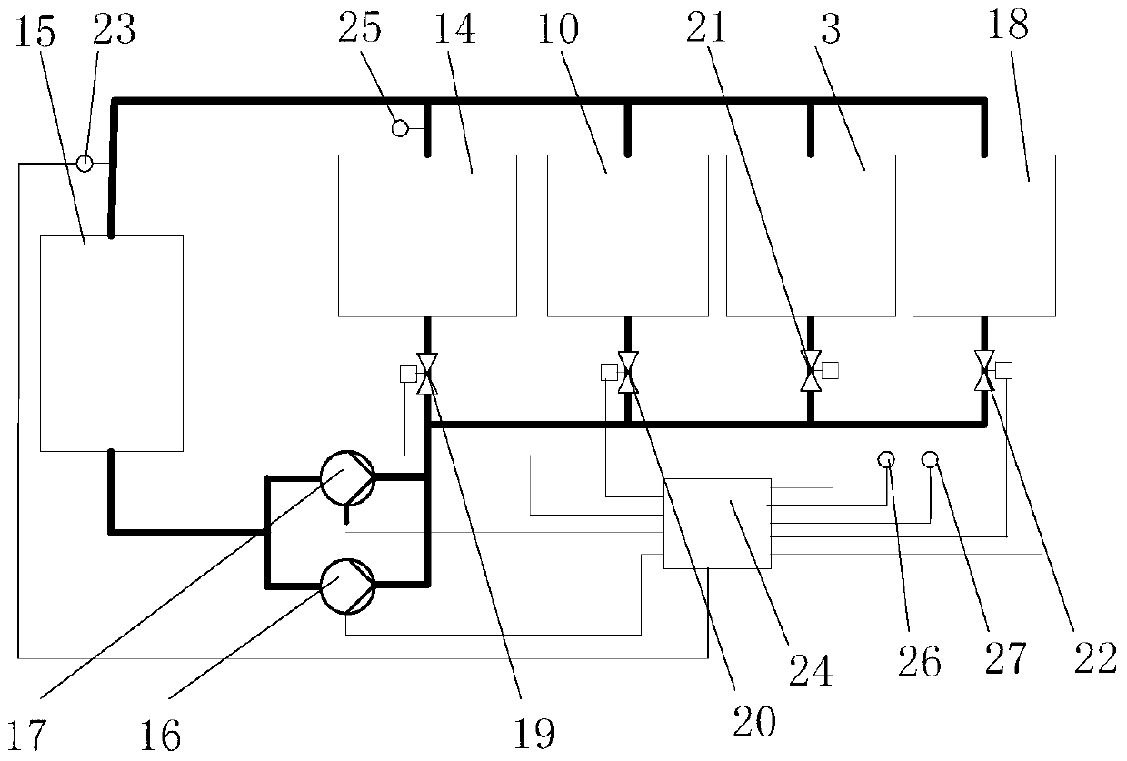 Fuel cell tramcar heat comprehensive utilization method and device