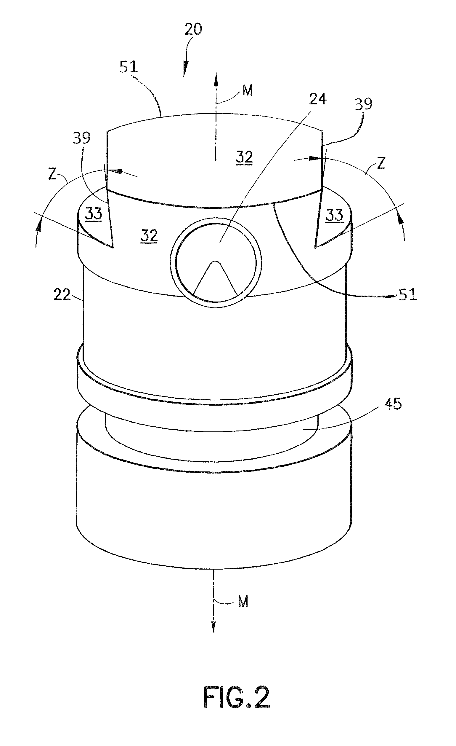 Centrifuge nozzle and method and apparatus for inserting said nozzle into a centrifuge bowl