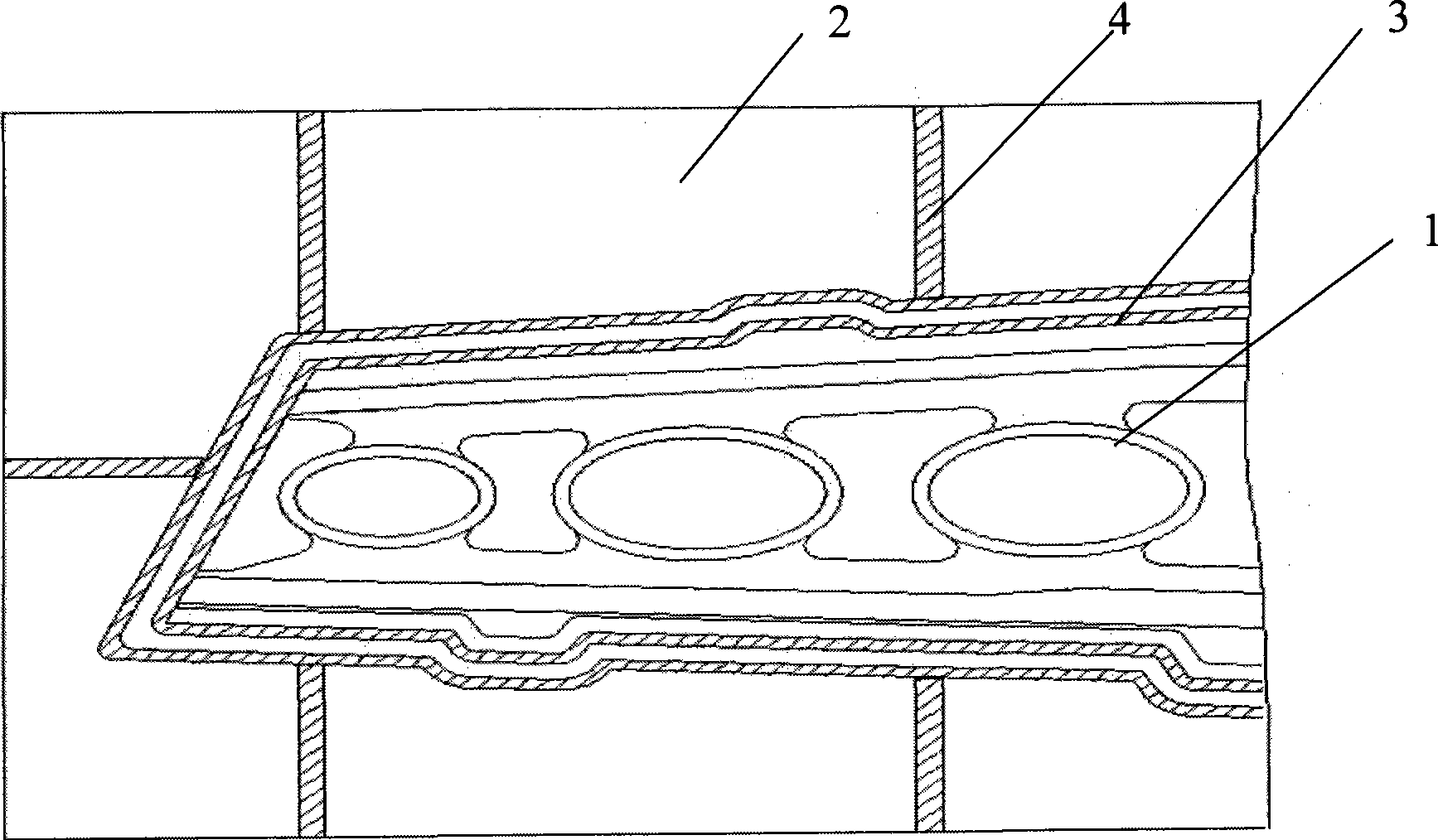 Control method for numerical control machining deformation of wall panel parts