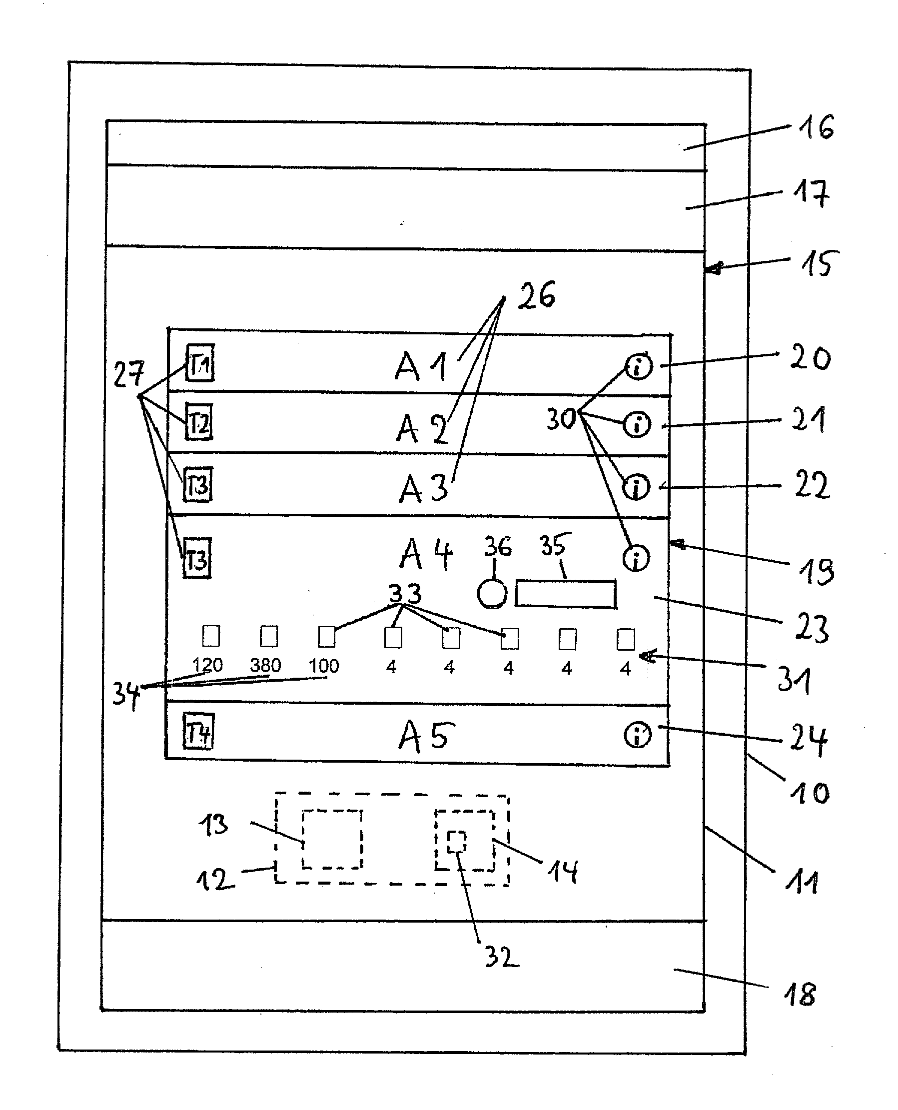 Graphical user interface, display apparatus and digital-electronic device