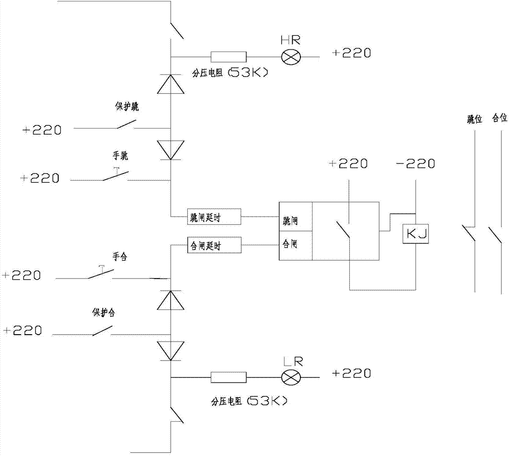 Breaker simulating device used for replacing real high-voltage breaker in protecting testing process