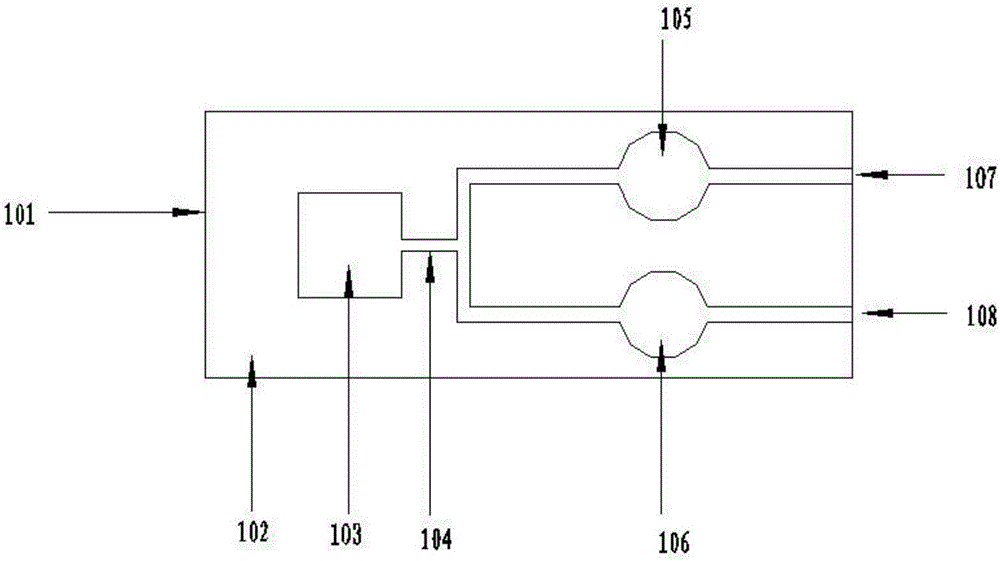 Micro-fluidic chip and detection system for detecting formaldehyde and pH value of textile