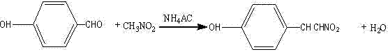 Synthesis method of p-hydroxy-beta-nitrostyrene