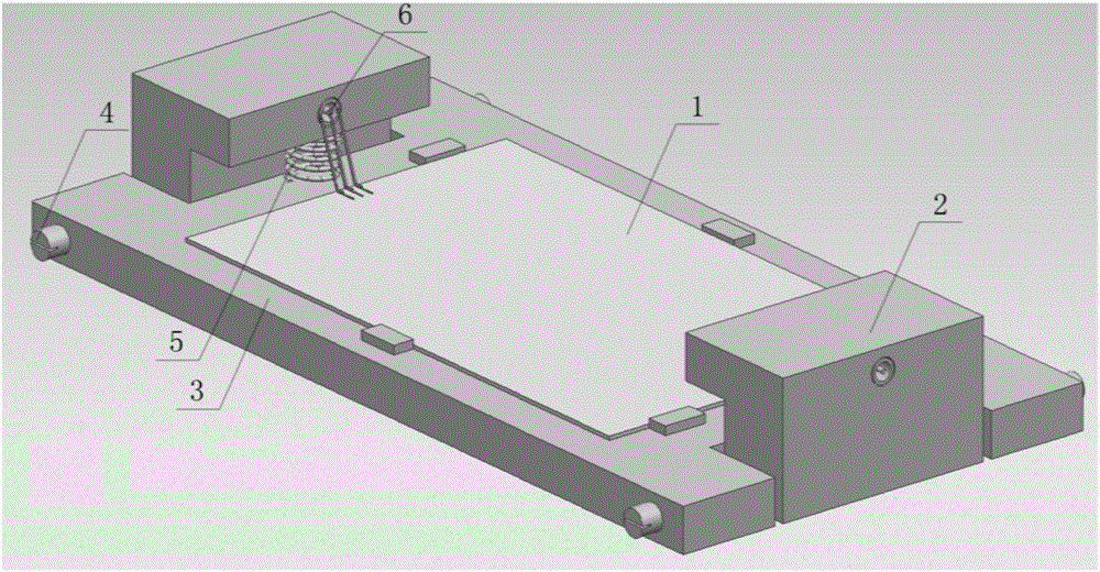 RF PCB testing device based on RF probe and rotary joint base