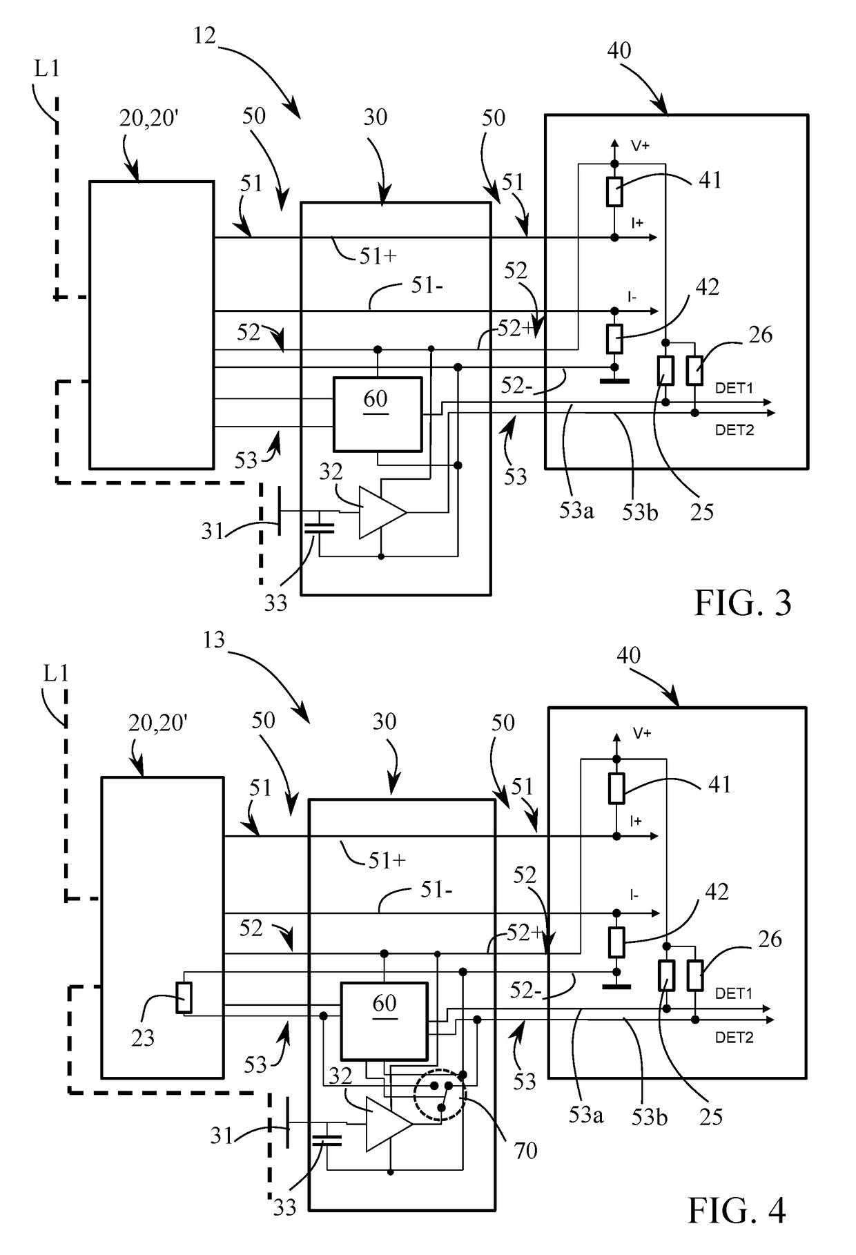 Device for measuring at least one physical quantity of an electric installation