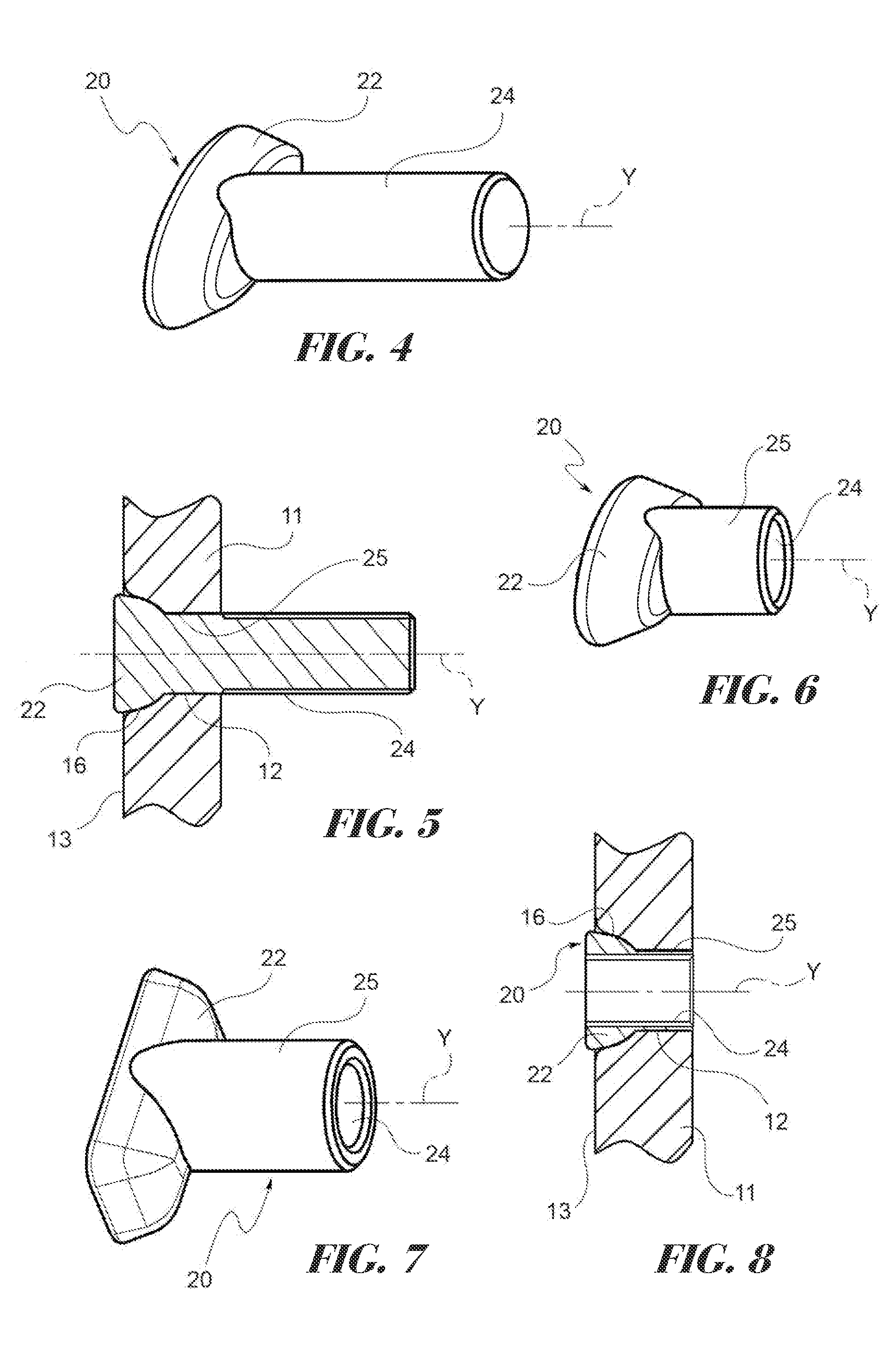 Connection of a flanged ring of a hub bearing unit to a motor vehicle wheel or suspension standard of a motor vehicle