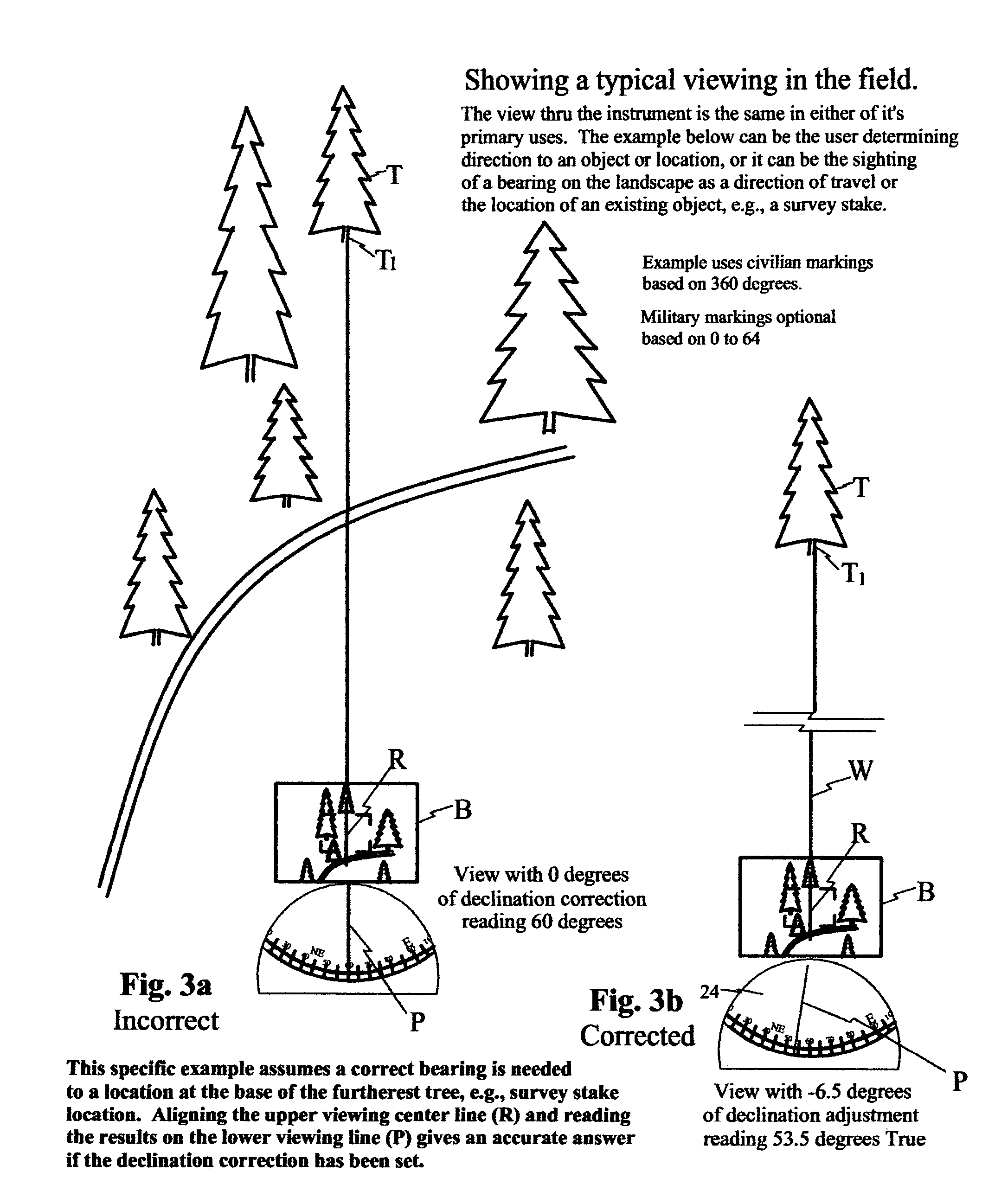 Magnetic compass structure