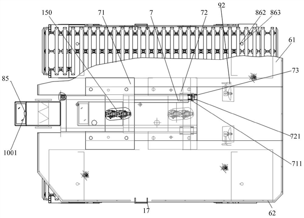 Buoyancy tank self-lubricating type four-drive working vehicle