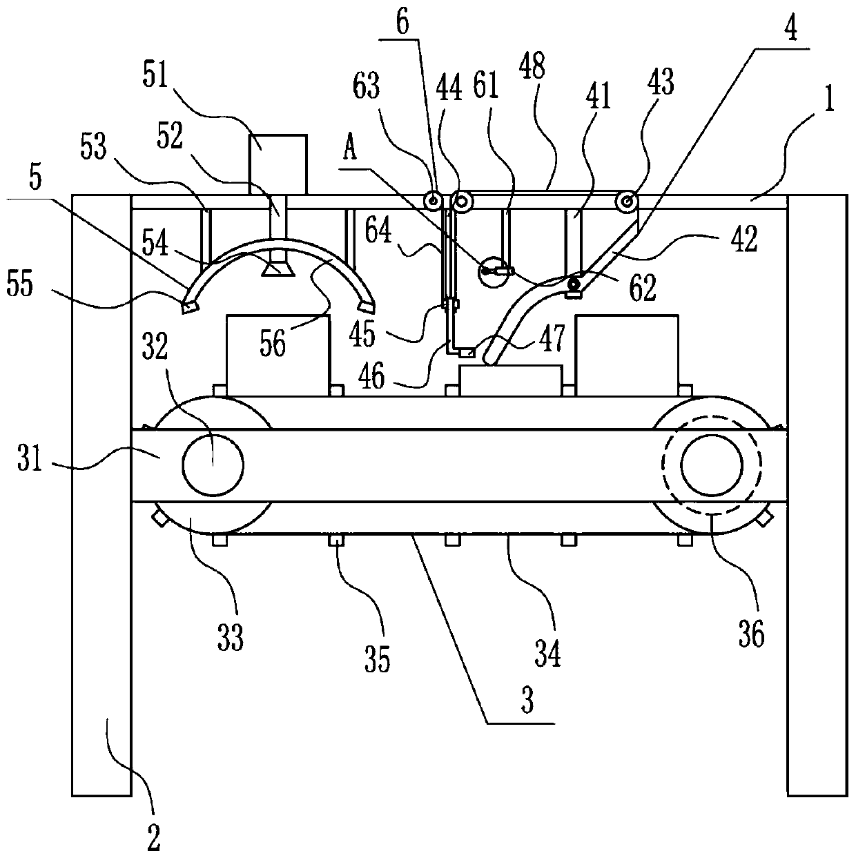 A liftable logistics cargo scanning device