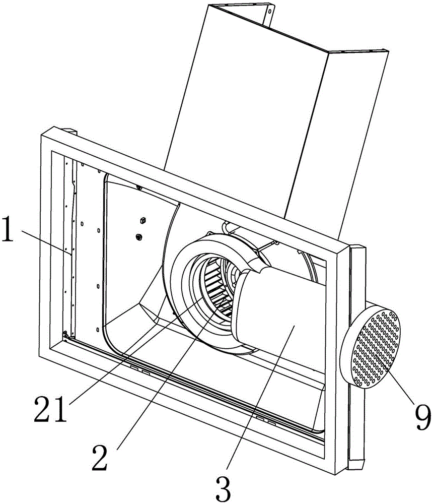 Range hood with secondary air-sucking function