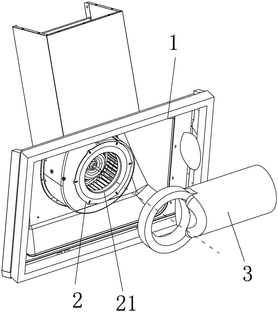 Range hood with secondary air-sucking function