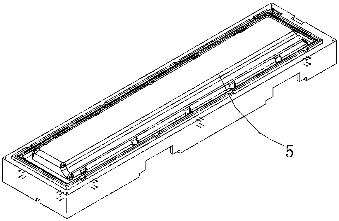 Quick casting process for door-type plates in household appliance industries