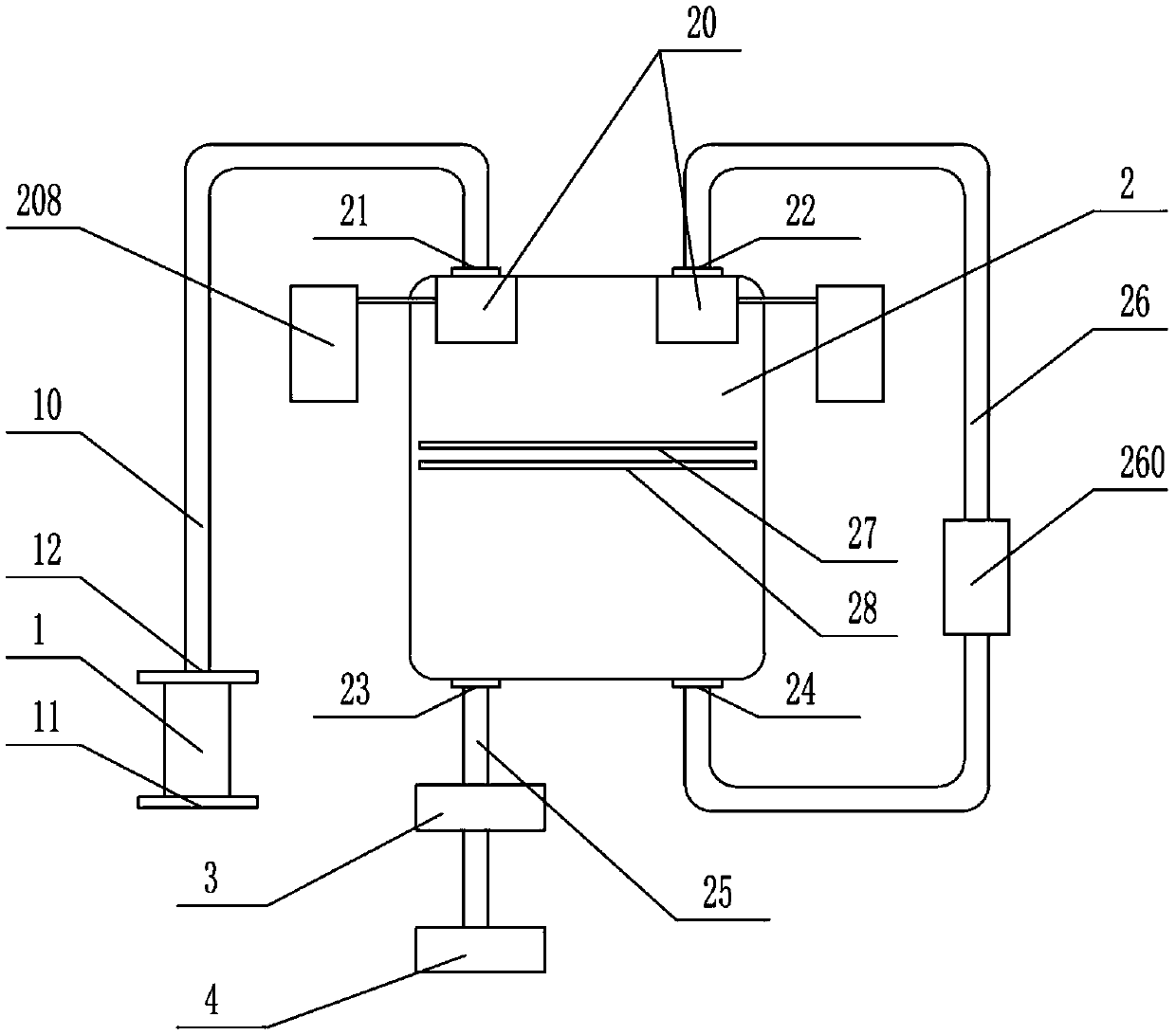 A kind of water quality online monitoring pretreatment method