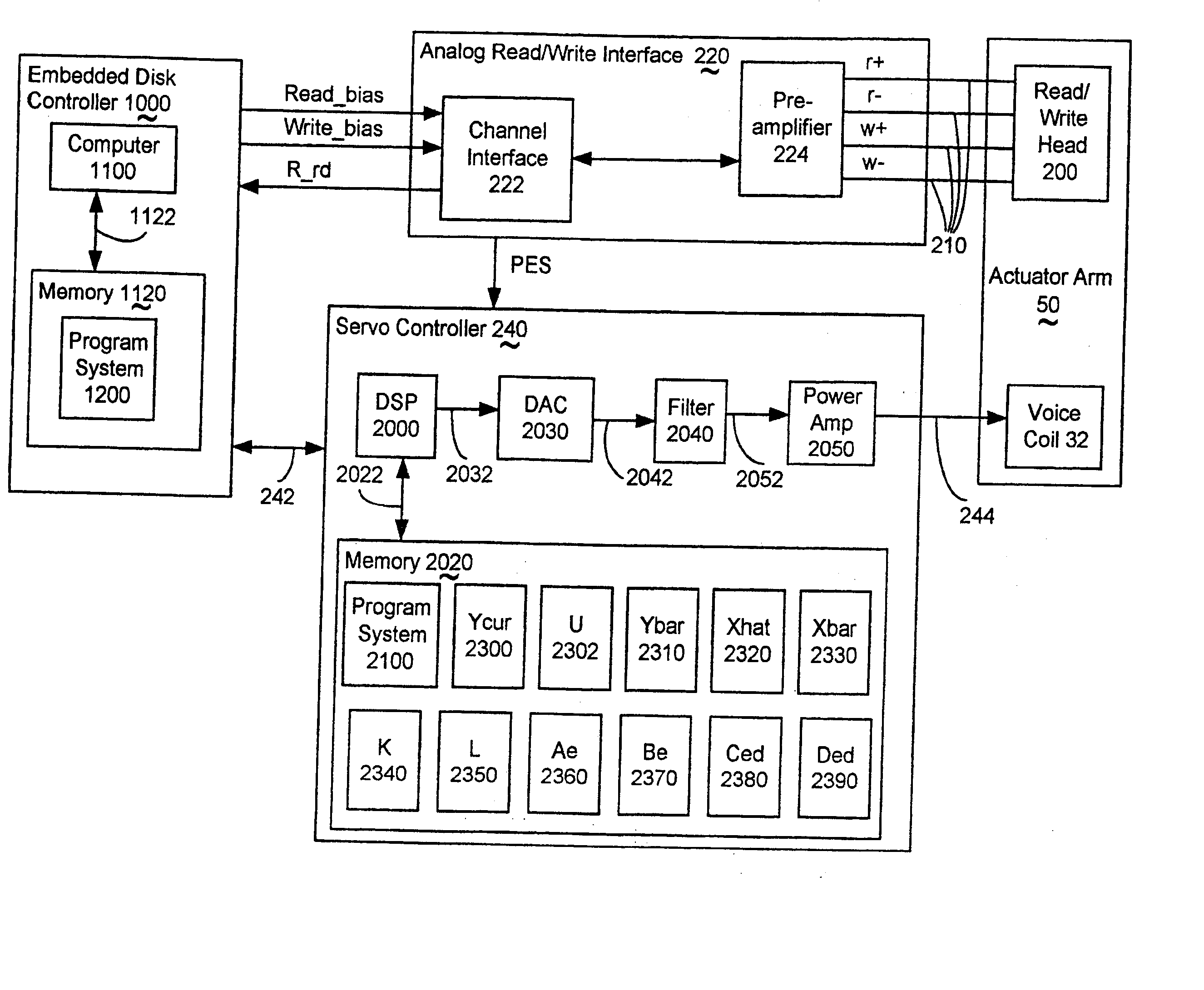 Servo controller method and apparatus for high tracks per inch hard disk drives using a delay accomodating state estimator